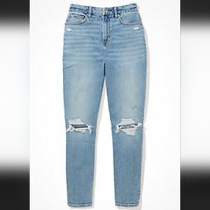 American Eagle Outfitters Light Blue Straight Leg Jeans